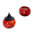 thumbnail image 5 of Halloween Candles, Pumpkin Ghost Shaped Scented Candles with Witch Hat Lid, Cute Ceramic Jar Candle for Mantle Table Home Decor Novelty Halloween Gifts, 5 of 5