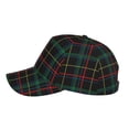 thumbnail image 5 of Balery Baseball Cap Adjustable Size for Running Workouts and Outdoor Activities All Seasons Dad Hat(Buffalo Plaid Dark Green), 5 of 8