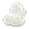 thumbnail image 3 of Cama flotante inflable con forma de concha de perla para piscina, anillo de natación, 3 of 14