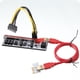 thumbnail image 4 of VER012MAX PCI-E Card Cable Express 1x a 16x 6pin Extender Reemplazo Adaptador externo Accesorio de extensión para computadora de escritorio Rojo Eigraketly EL005844-02, 4 of 6