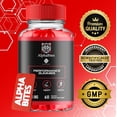thumbnail image 2 of (3 Pack) Alpha Bites Gummies, Alpha Bites Advanced Strength Daily High Drive and Overall Healthy Lifestyle Support Supplement Gummy, AlphaBites Natural Health Support Supplement Formula (180 Gummies), 2 of 5