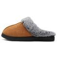 thumbnail image 3 of Pantuflas para Mujer Y Hombre Cálidas Difusas Viscoelástica Interior Exterior, 3 of 9