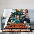 thumbnail image 6 of My Hero Academia Blanket, Anime Throw Blanket For Couch Sofa Bed, Soft Cozy Lightweight Warm Flannel Blanket, Home Decor, Anime Gifts For Boys Girls Kids Teens, 80"X60", 6 of 9
