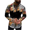 thumbnail image 1 of Camisa de Blusa de Manga Larga Con Estampado de Moda de Primavera Y Otoño Para Hombre Odeerbi  ODB-6, 1 of 3