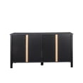 thumbnail image 3 of Aukfa Storage Cabinet,Freestanding Sideboard Cabinet with 4 Doors for Living Room - Black, 3 of 8