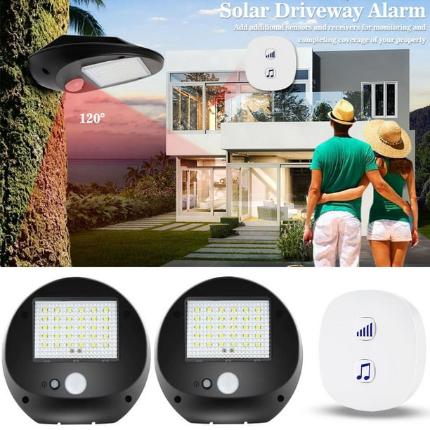Solar Motion Sensor Alarm Wireless Driveway Long Range Receiver And Detector 38 Melodies Outdoor Weather Resistant Home Security Alert System Com Solar Motion Sensor Alarm Wireless, Outdoor Wireless Motion Sensor Alarm