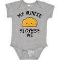 thumbnail image 3 of Inktastic My Auntie Loves Me with Taco Illustration Boys or Girls Baby Bodysuit, 3 of 5