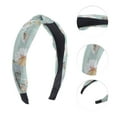 thumbnail image 3 of Unique Bargains 1 Pc Fashion Magnolia Flower Pattern Headbands for Women Green, 3 of 6
