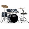 Mapex RB5844FTCYB Rebel 5-Piece Drum Set with Hardware, Cymbals and 22" Bass Drum - Royal Blue