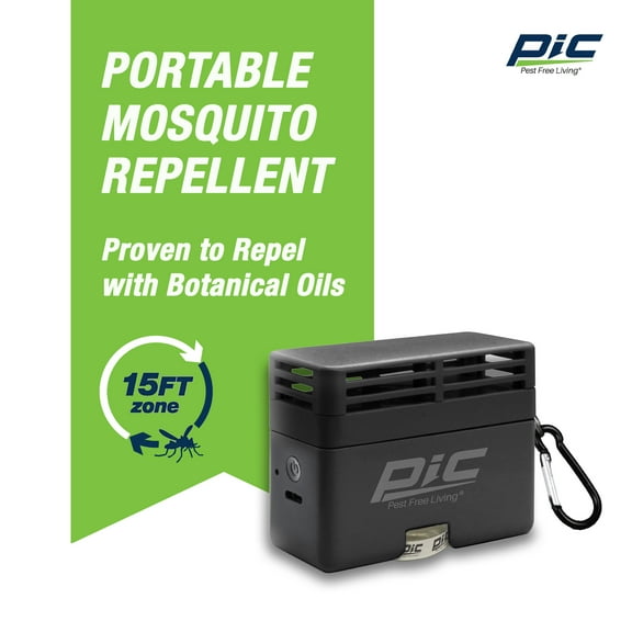 PIC Portable Mosquito Botanical Repellent with 60-Hour Cartridge