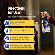 (2 pack) Farnam Repel-X pe Fly Spray Concentrate for Horses & Dogs, Insect Repellent for Mosquitoes, Ticks & Gnats, 32 fl oz Concentrate Makes 8 Quarts