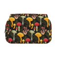 thumbnail image 2 of Kdxio Mushrooms And Fern Stems for Double Compartment Pen Case Oxford Organizer with Zipper Pockets for Students Artists, 2 of 7