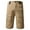 Khaki, variant on IROINNID On Sale Cargo Shorts for Men Workwear Shorts Multiple Pockets Straight Tube Shorts Beach Vacation Shorts Five Piece Pants,Olive Green