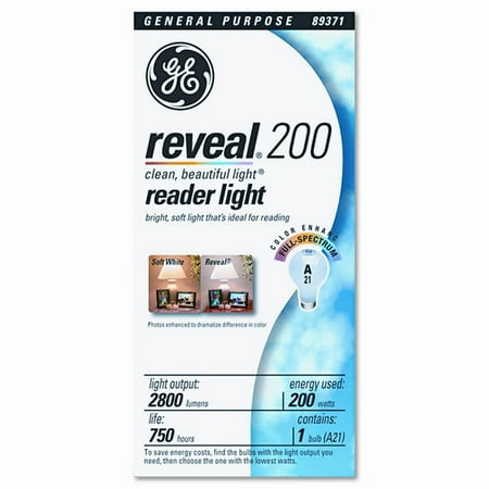 GE 200W 120-Volt Incandescent Light Bulb