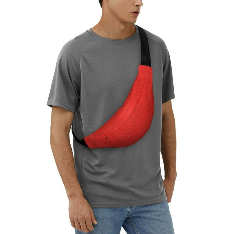 Red glitter fanny pack hotsell