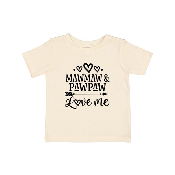 Inktastic Mawmaw and Pawpaw Love Me Girls Baby T-Shirt