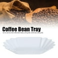 thumbnail image 3 of Coffee Bean Tray, Coffee Beans Cupping Sample Tray, Reusable Plastic Sample Tray Plate for Home Kitchen Temporary Storage (White), 3 of 9