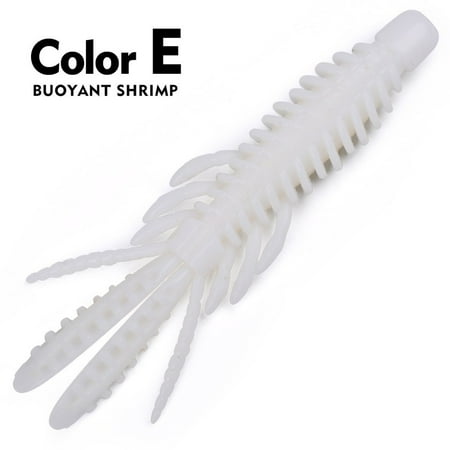 PASILI Floating Silicone Shrimp Lures Built To Last Through Many Fishing Trips