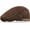 Coffee, variant on Men's Mesh Cap Breathable Summer Newsboy Hat Adjustable Beret Ivy Cap Irish Cabbie Driving Hunting Hats