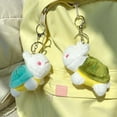 thumbnail image 3 of AMERTEER Mini Sea Creatures Turtle Keychain Plush Toy Adorable Soft Touch with Key Ring Hangable Keychain Decoration Plush Toys, 3 of 10