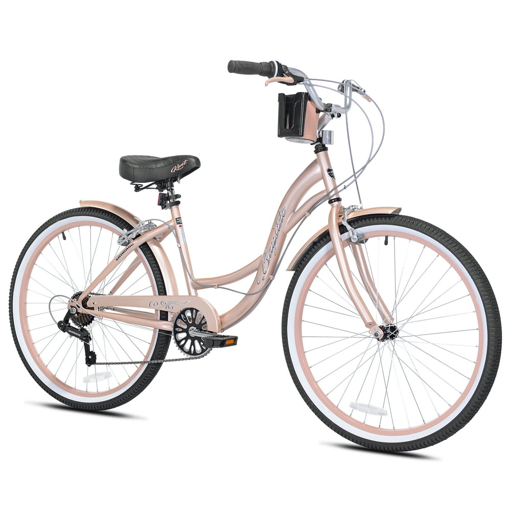 Kent 26" Bayside Women's Cruiser Bike, Rose Gold