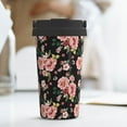 thumbnail image 6 of Rocae Rose Flowers for Stainless Steel Vacuum Insulated Tumbler Coffee Travel Mug Spill Proof with Lid, 6 of 8