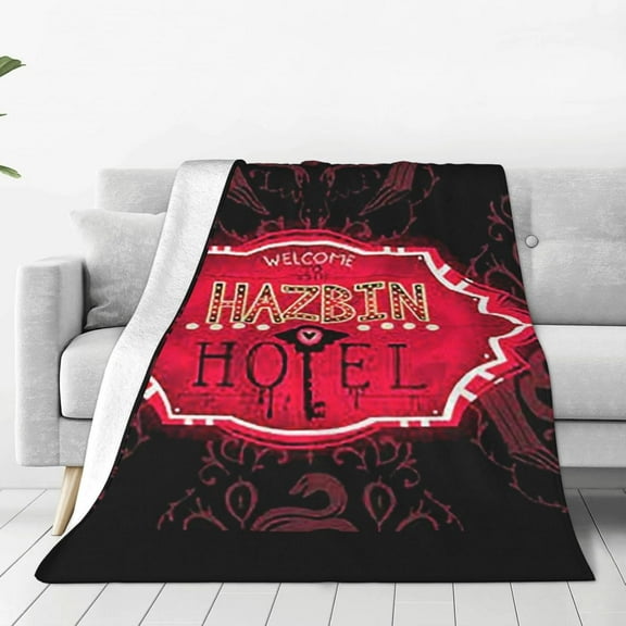 Hazbin Hotel Anime Style-23 Ultra-Soft Micro Warm Fuzzy Fleece Blanket Throw Gift Decoration For Home Car Camp Office 60"x50"