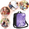 thumbnail image 5 of Naloa Snowflakes Lunch box Lunch bag for men women Large capacity Lunchbox Insulated Lunch bag Lunch box cooler, 5 of 7