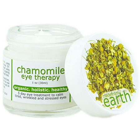 Made from Earth Chamomile Eye Cream with Vitamin B5, C, E, Organic Avocado and Evening (Best Vitamin C Eye Cream)