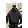 thumbnail image 4 of 1PCS 2022 Winter Men's Fleece Thickened Sweatshirt-Black [High-Quality Shearling Jacket]-S, 4 of 5