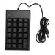 thumbnail image 3 of Mini Teclado Numérico, Teclado Numérico Alámbrico 23 Teclas ABS Negro Conexión USB para PC, 3 of 8