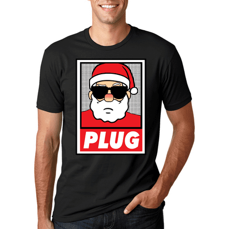 Santa Plug | Mens Christmas T-Shirt