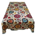 thumbnail image 1 of Halloween Decorations Indoor Leaveforme Retro Sunflower Pattern Lace Fabric Tablecloth Table Cover Decor, 1 of 5