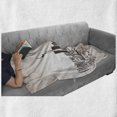 thumbnail image 6 of Las Vegas Soft Flannel Fleece Blanket, Sketch Style Landscape Composition of Nevada State City Hand Drawn Illustration, Cozy Plush for Indoor and Outdoor Use, 60" x 80", Beige Black, by Ambesonne, 6 of 6
