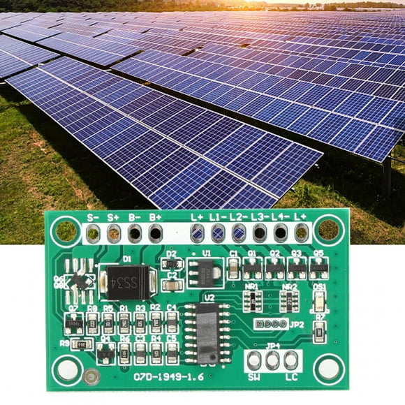 Four Control Outputs Solar Strobe Light Controller, Traffic Light Control Board, Multi-function SC07D 12.8V For Solar Traffic Signals 7V 11V