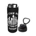 thumbnail image 2 of Nunca puedes tener demasiadas guitarras. Botella de agua deportiva con aislamiento de 18 oz de acero inoxidable, novedosa tetera portátil para viajes, gimnasios al aire libre y deportes., 2 of 5
