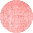 thumbnail image 1 of Ahgly Company Indoor Round Persian Red Traditional Area Rugs, 4' Round, 1 of 4