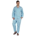 thumbnail image 5 of Inkmeso Men's Cotton PJs Printed Sleepwear Lounge Wear Top & Bottom Pajama Set, 5 of 7