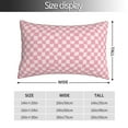 thumbnail image 2 of Fotbe Irregular Plaid Funda de Almohada Decorativa Estilo Occidental, Lujo en Algodón, Fundas para Almohadas King, Cojín Estampado para Decoración del Hogar-14"x20", 2 of 6