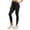 Black, variant on Women's Summer Pants Solid-Color Pants Quick Dry Form Fitting Breathable Cycling Pant Comfortable and Close-Fitting for Dance Practice