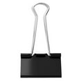 thumbnail image 2 of Office Depot® Brand Heavy-Duty Binder Clips, Large, 2" Wide, 1" Capacity, , Black, Box Of 48, 2 of 2