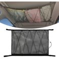 thumbnail image 1 of ZHAOCHENG Red de almacenamiento para coche, bolsa universal para techo de coche con cremallera (90 x 65 cm), 1 of 4