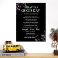 thumbnail image 4 of Canvas Wall Art Inspirational Today is a Good Day Quote Canvas Print Painting Home Wall Decor Framed Gift 12 x 15 Inches, 4 of 5