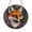Acrylic 3.5 Inch, variant on Stained Glass Fox Window Hanging, Colorful Wildlife and Floral Motif, Vibrant Home Accent, Unique Gift Idea