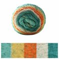 thumbnail image 2 of Bearachild Segmento de hilo de algodón arcoíris de 115g teñido 5 hebras de hilo de algodón de leche DIY tejido a mano sofá cojín almohada hilo Tela de costura y artesanía Mar azul de Sangtian Bearachild HA001410-08, 2 of 6