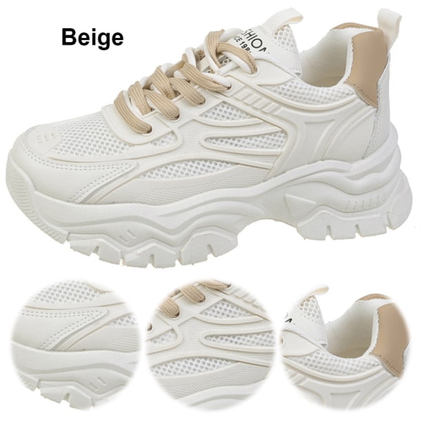 Zapatos para Deporte Gruesas Plataforma Casual Papá Correr Mujeres