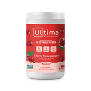 Ultima Replenisher Hydration Electrolyte Powder- Keto & Sugar Free- Feel Replenished, Revitalized- Non- GMO & Vegan Electrolyte Drink Mix- Cherry Pomegranate, 90 Servings