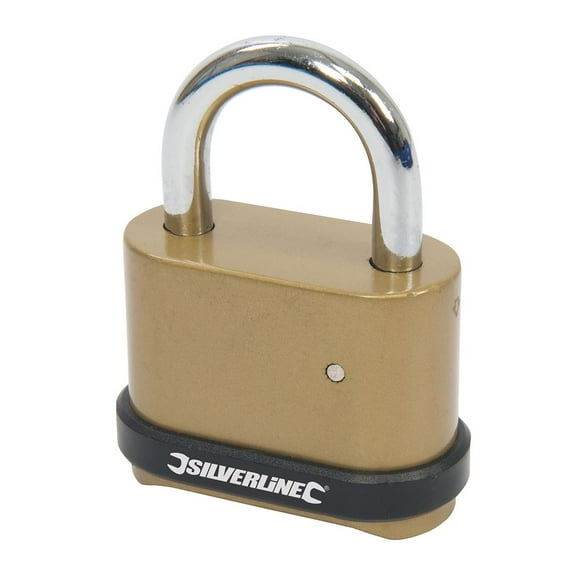 Silverline - Cadenas à Combinaison en Alliage de Zinc 4 Chiffres - 50mm