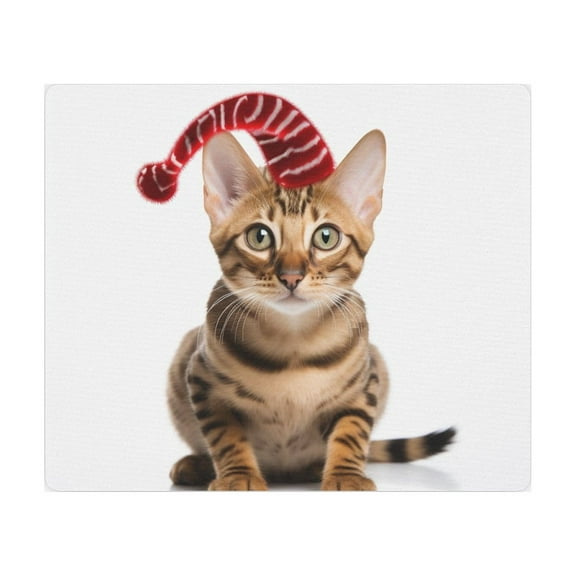 DistinctInk Mouse Pad - 1/4" Foam Rubber - Bengal Cat