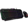 thumbnail image 2 of Kit Teclado y Mouse Gamer MSI FORGE GK100 COMBO LS 6400DPI RGB Negro, 2 of 5